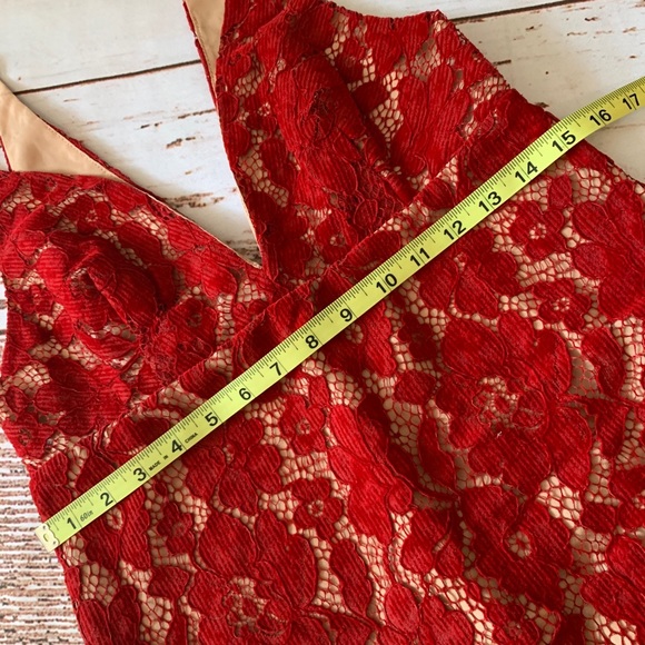 NWOT Free People red dress size 4 - Picture 6 of 9